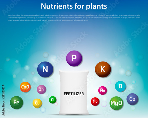 concept fertilizer nutrients for plants