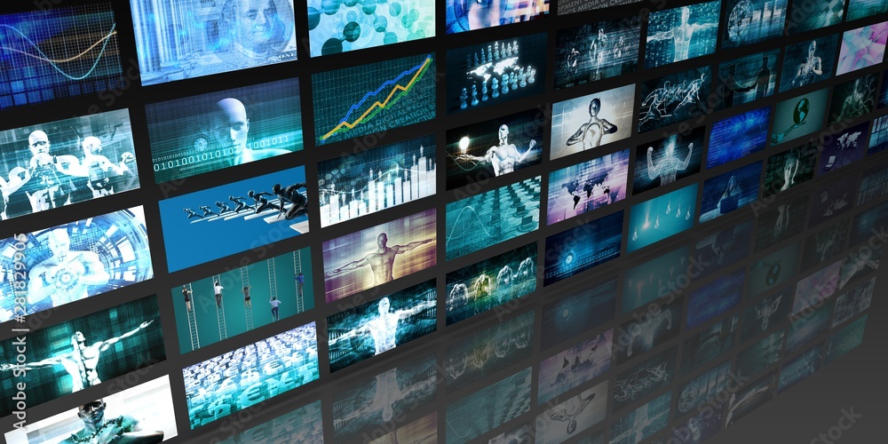 Video Screens Abstract Video Screens Abstract