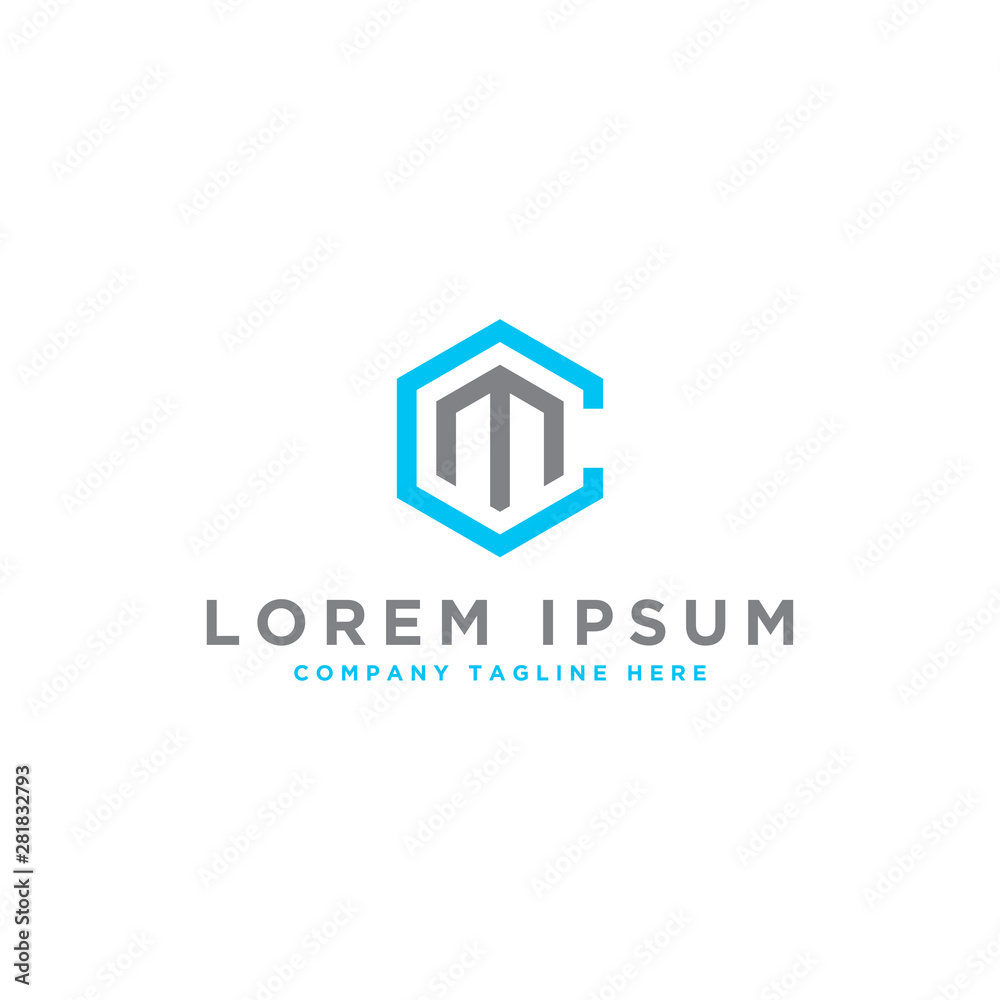 Inspiring company logo design from the initial letters to the CM logo icon. -Vector Inspiring company logo design from the initial letters to the CM logo icon. -Vector
