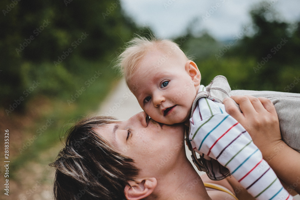 Obraz premium Mother And Daughter Playing And Having Fun