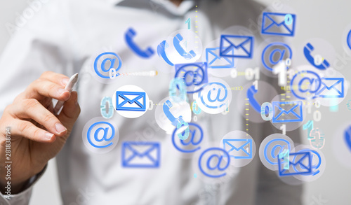 Wallpaper Mural Mail Communication Connection message to mailing Torontodigital.ca