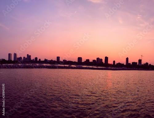 Milwaukee Skyline View From Lake Michigan © Isidore