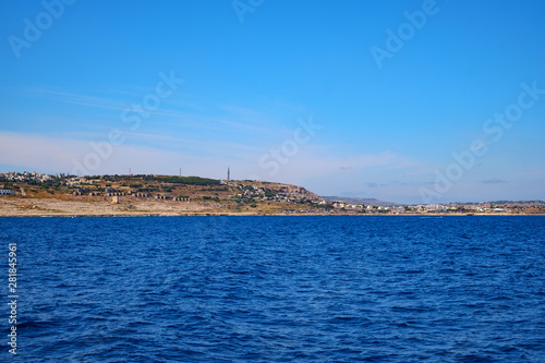 east coast of Malta view from cruise ship