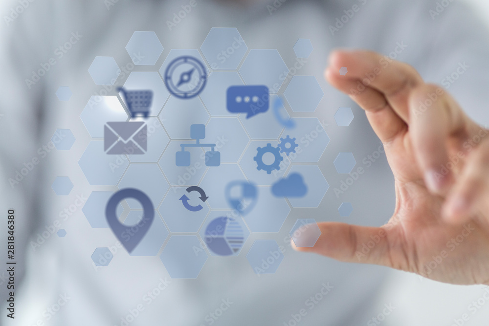 Protect Cloud Information Data Concept.. Protect Cloud Information Data Concept..