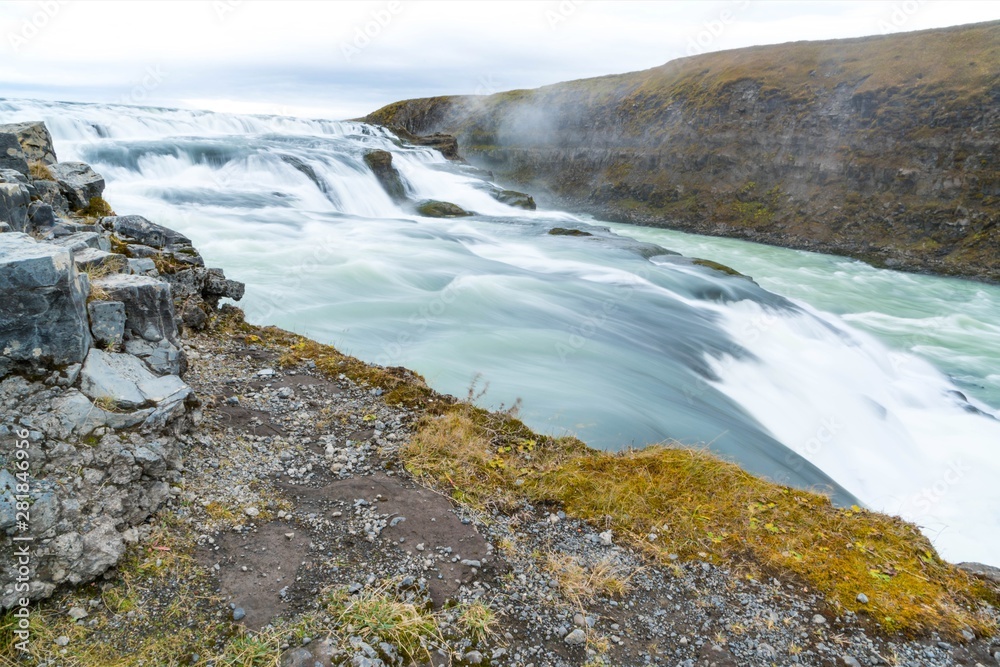 Gullfoss Falls in Iceland Gullfoss Falls in Iceland