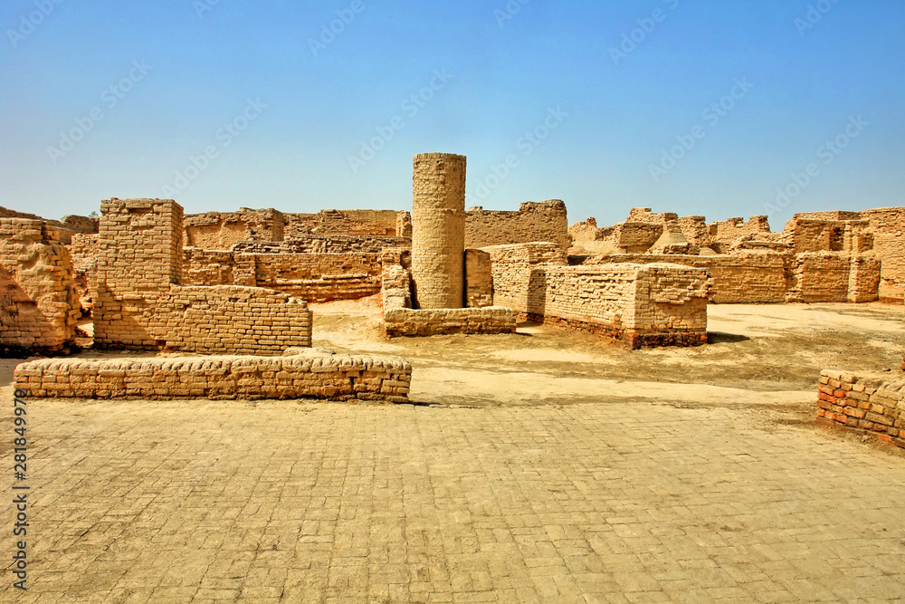 Mohenjo-daro - an archaeological site in the province of Sindh, Pakistan Mohenjo-daro - an archaeological site in the province of Sindh, Pakistan