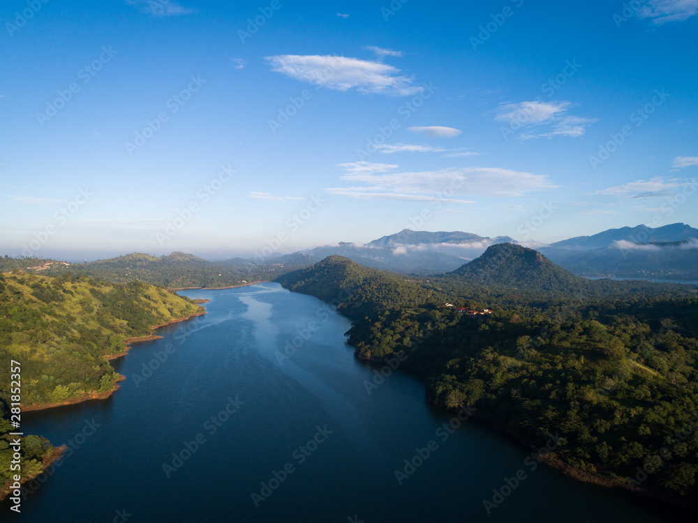 Victoria Golf Course overlooking the Mahaweli River in Sri Lanka