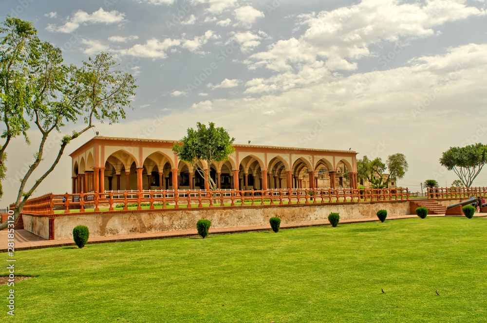 The Lahore Fort  -  a citadel in the city of Lahore, Punjab, Pakistan.