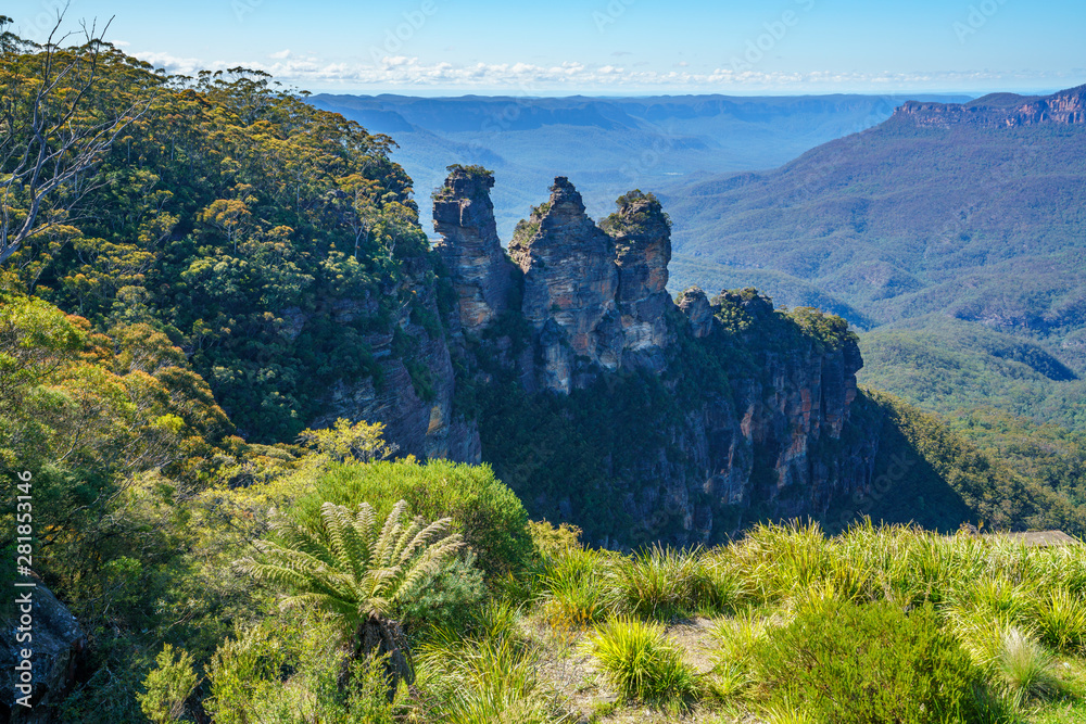 three sisters from echo point, blue mountains national park, australia 4