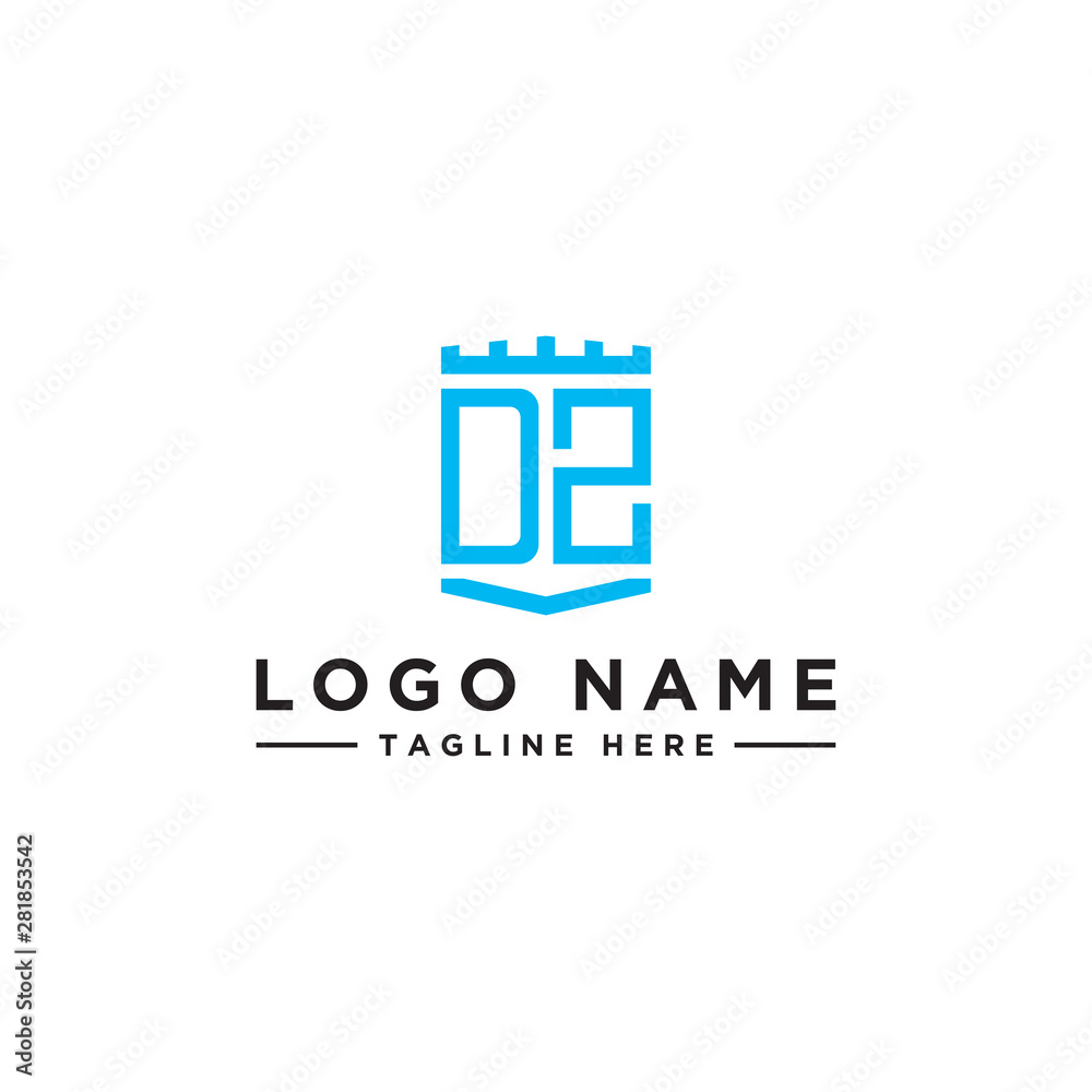 logo design inspiration for companies from the initial letters of the DZ logo icon. -Vector logo design inspiration for companies from the initial letters of the DZ logo icon. -Vector