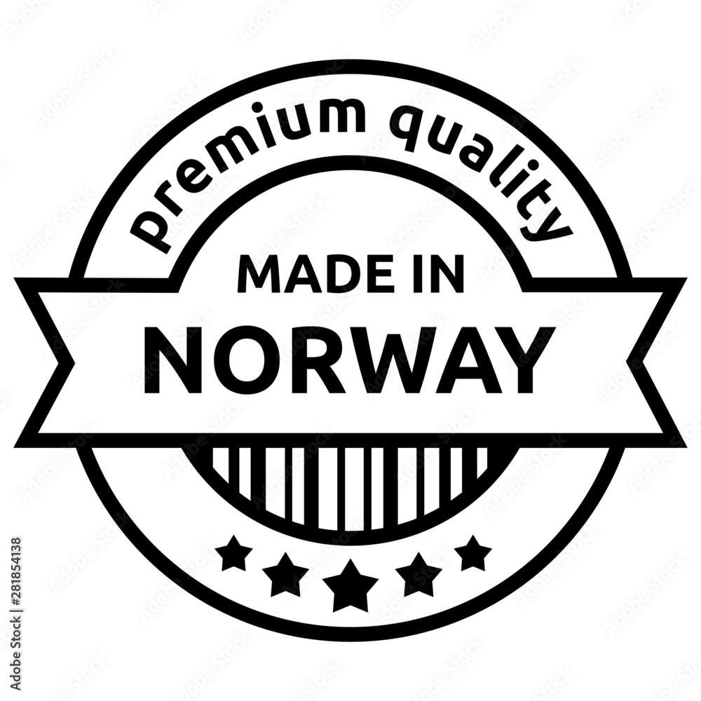 Fototapeta premium Made in Norway