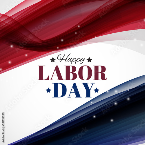Happy Labor Day Poster Vector Illustration