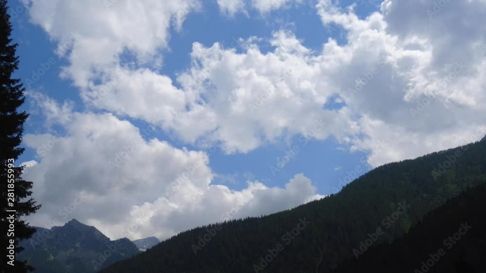 The clouds above the Italian Alps near the village of Macugnaga - June 2019. The clouds above the Italian Alps near the village of Macugnaga - June 2019.