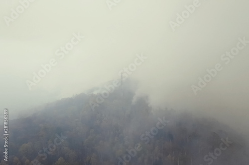 Pożary w rosyjskim lesie, pożar lasu Transbaikal, spalanie
