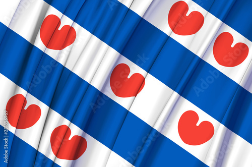 Frisian Flag waving flag illustration.