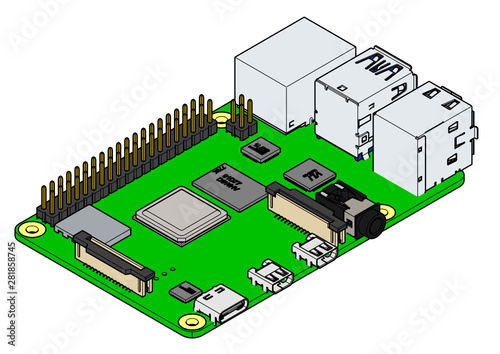 Raspberry Pi 4 Model B board