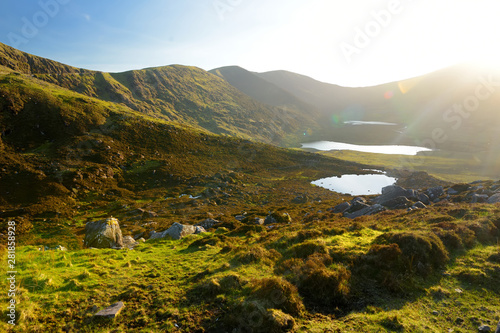 Obraz na płótnie Conor Pass, one of the highest Irish mountain passes served by an asphalted road