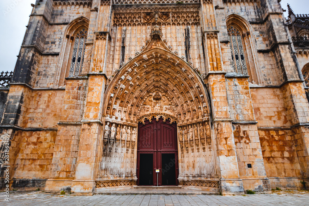 Monastery of Batalha, Manueline style, Batalha, Portugal