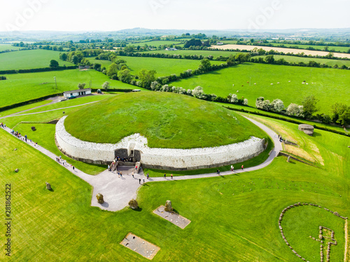 Принти на полотні Newgrange, a prehistoric monument built during the Neolithic period, located in County Meath, Ireland