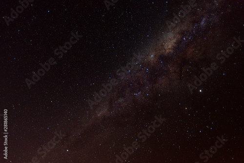 Blue-toned lactea route with visible galactic center.