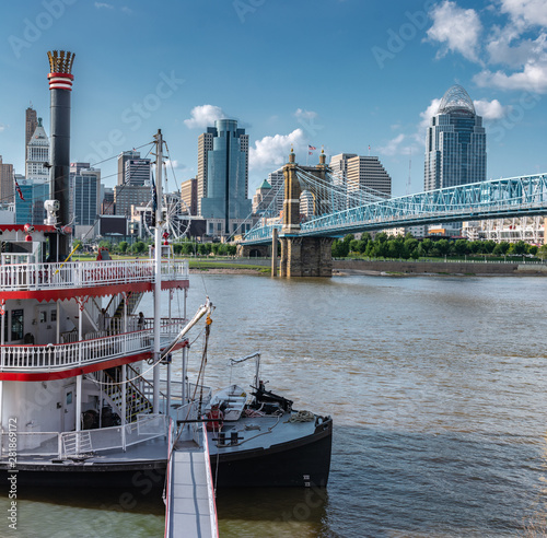 Perfect Day in Cincinnati Riverfront