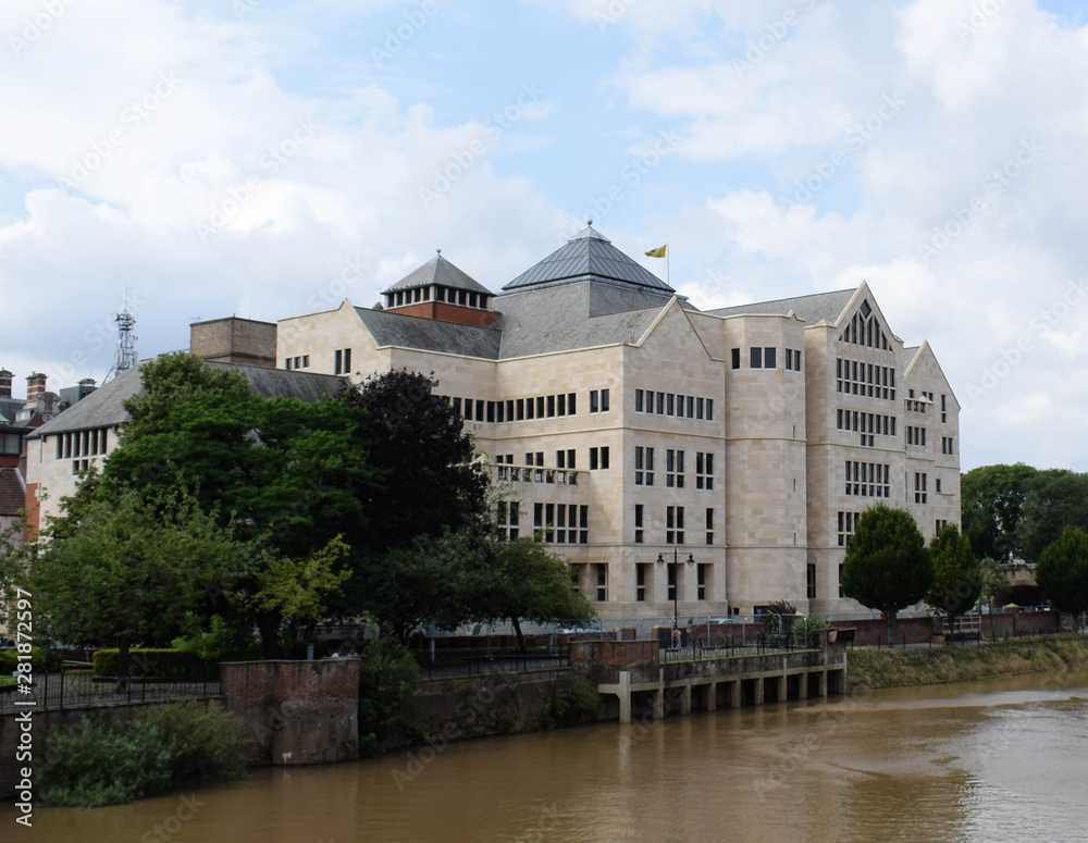 Fototapeta premium house on the river
