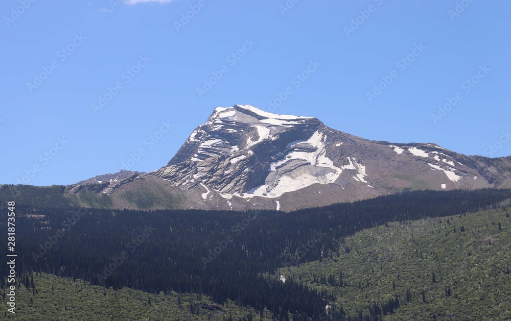 Fototapeta premium Mountain Peak - Glacier National Park