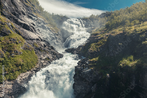 Massive waterfall