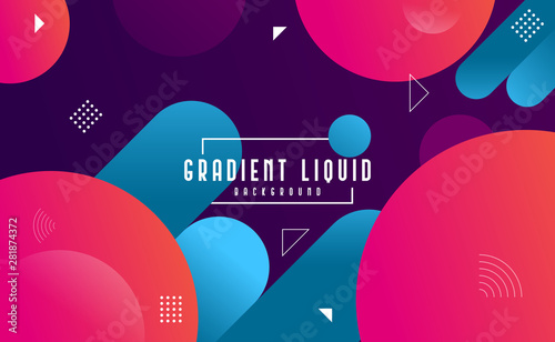 PriModern fluid background with liquid color