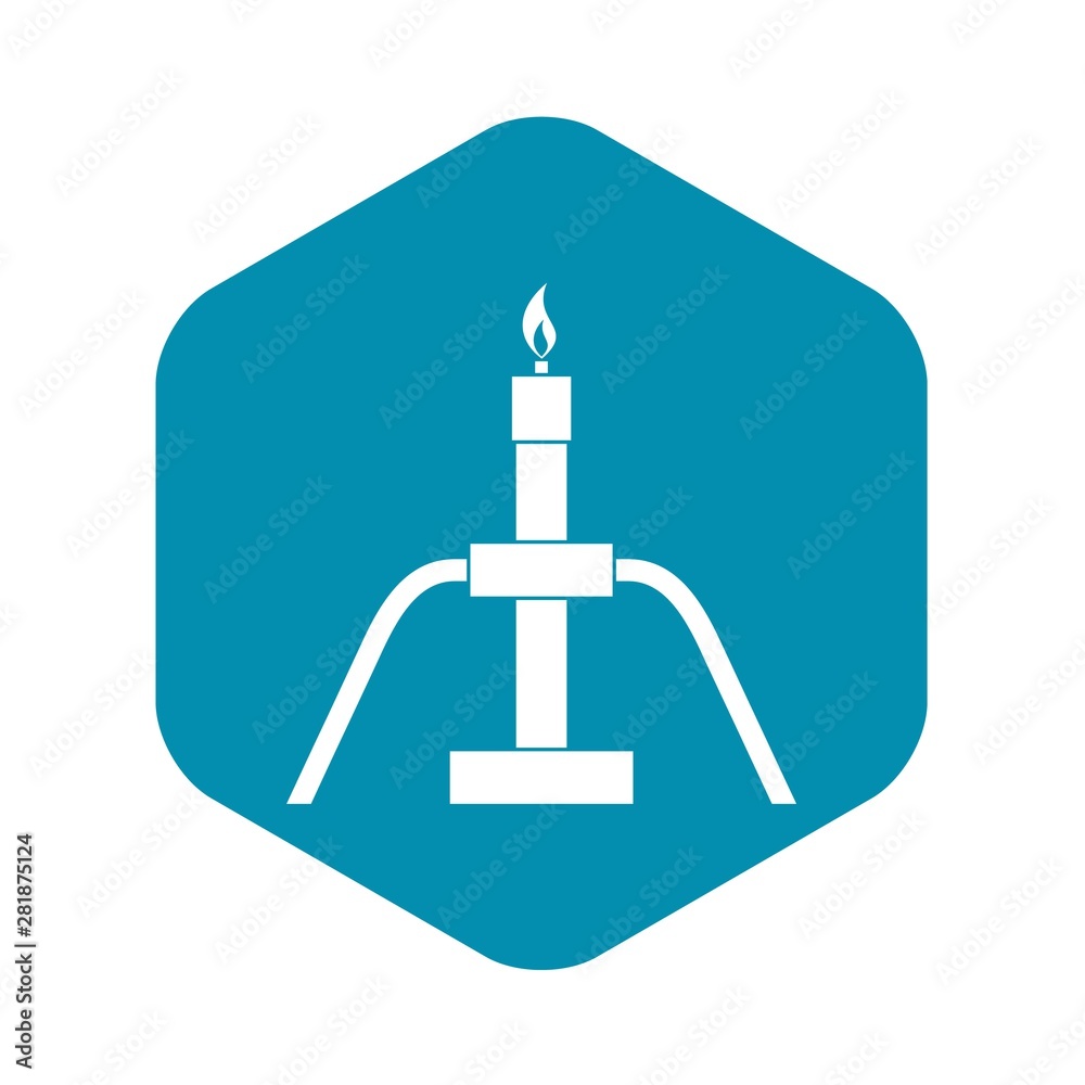 Gas flaring icon. Simple illustration of gas flaring vector icon for web Gas flaring icon. Simple illustration of gas flaring vector icon for web