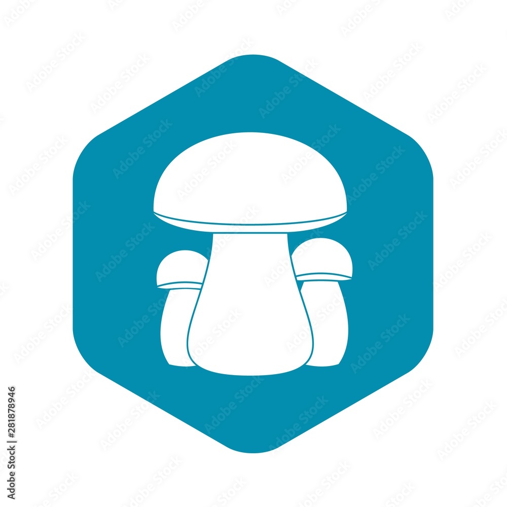 Mushroom icon. Simple illustration of mushroom vector icon for web Mushroom icon. Simple illustration of mushroom vector icon for web