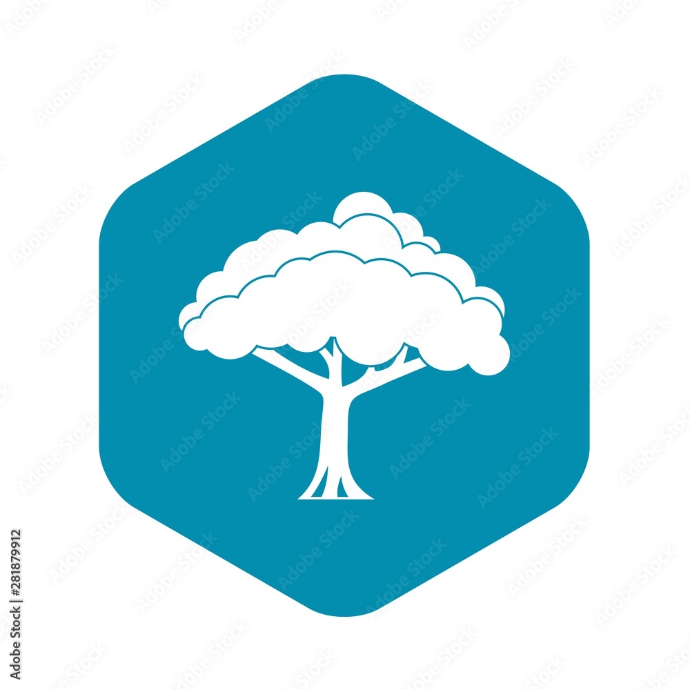 Tree icon. Simple illustration of tree vector icon for web Tree icon. Simple illustration of tree vector icon for web