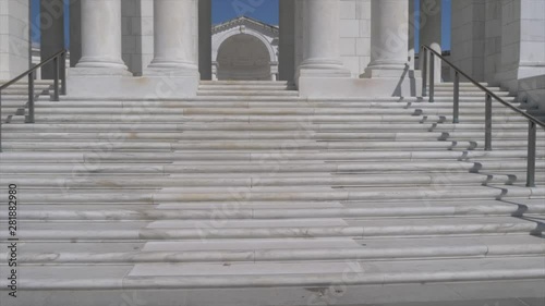 Memorial Amphitheater in Arlington National Cemetery during springtime, Washington DC, United States of America, North America photo