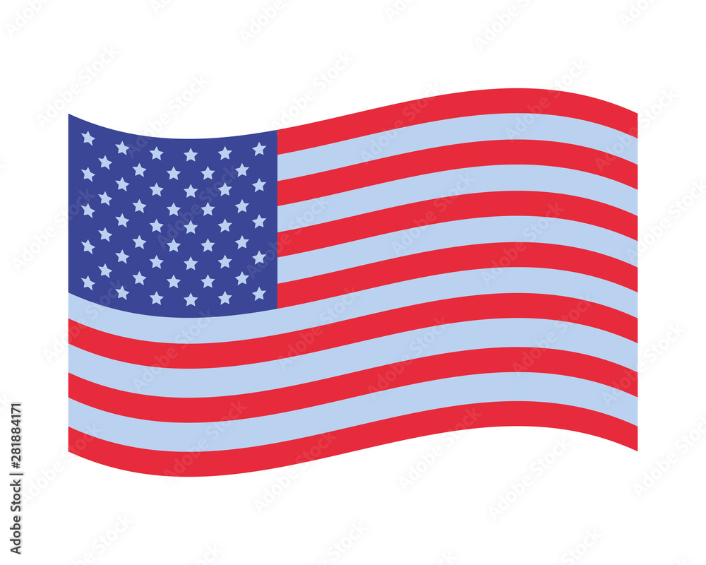 United states flag emblem symbol