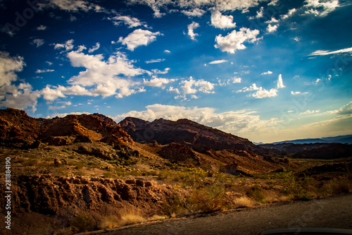 Mountain desert views