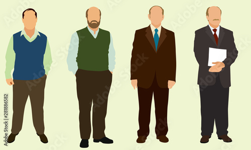 Bald Middle-Aged Men