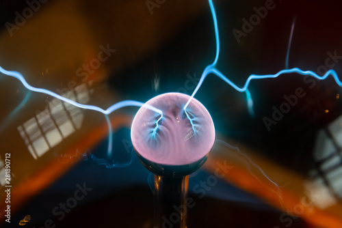 plasma ball in museum