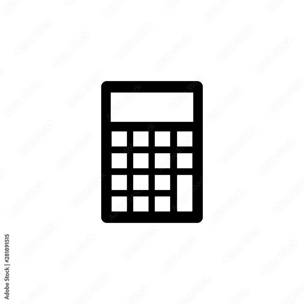 calculator icon vector. calculator icon vector.