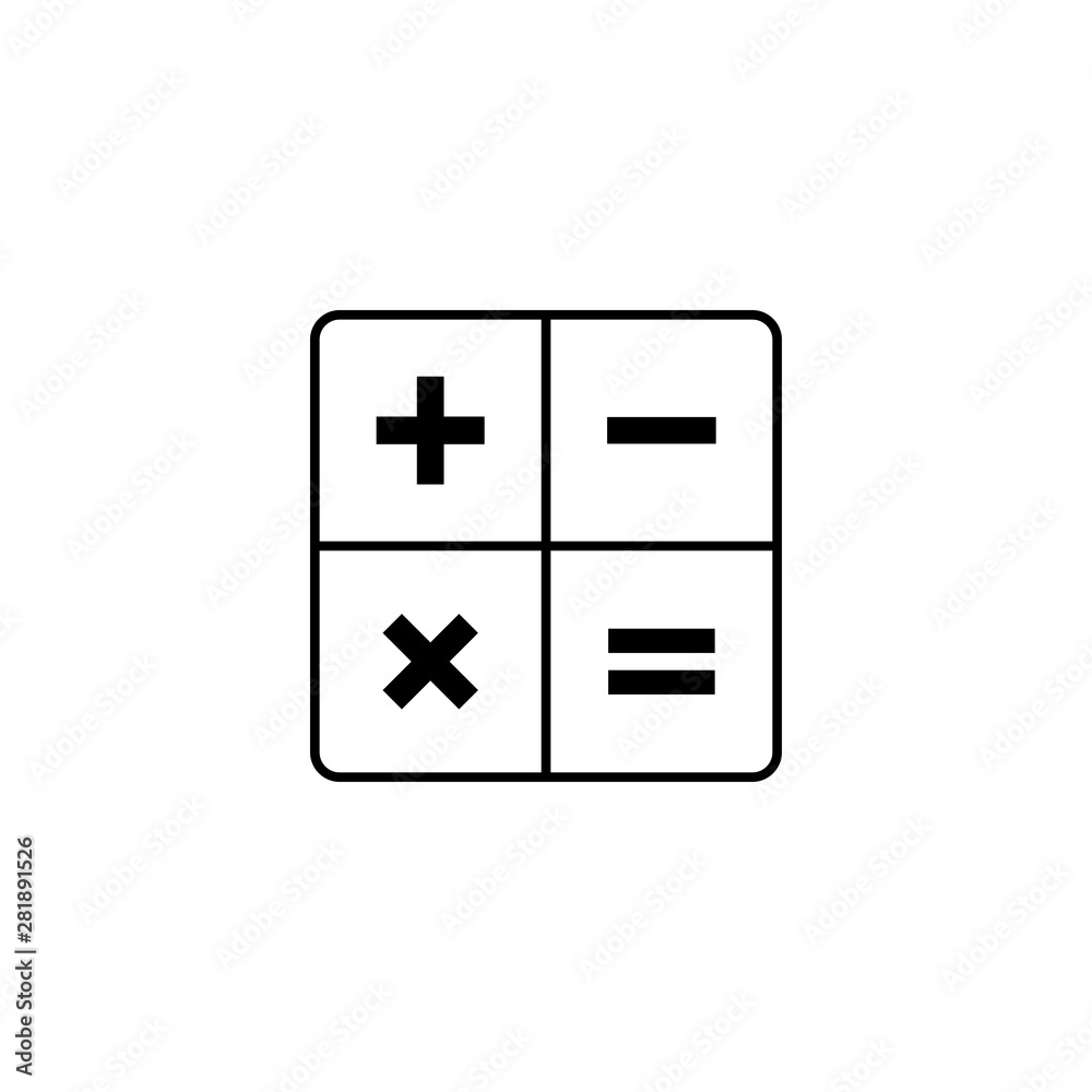 calculator icon vector. calculator icon vector.