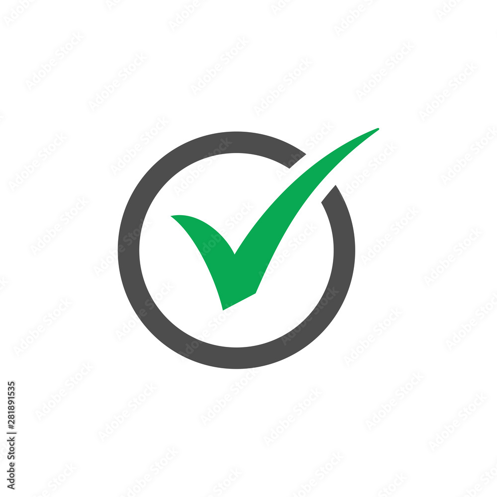 checkmark icon vector. tick symbol checkmark icon vector. tick symbol