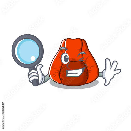 Detective bean bag chair in a character