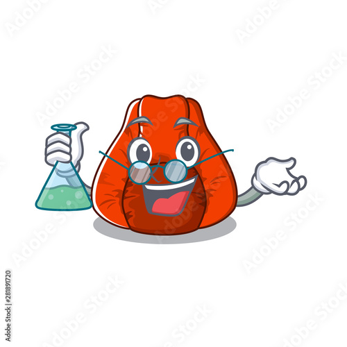 Professor bean bag chair in a character