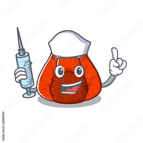 Nurse bean bag chair in a character