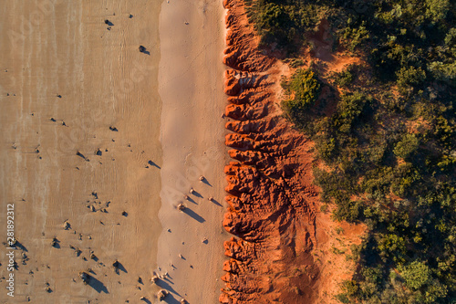 Western Australia Kimberley Pilbara Beach Aerial Red Dirt photo