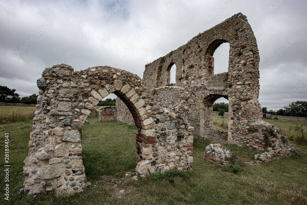 The Abbey Ruins at Dunwich Suffolk