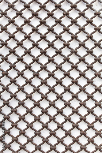 Antique criss cross fence decor pattern background