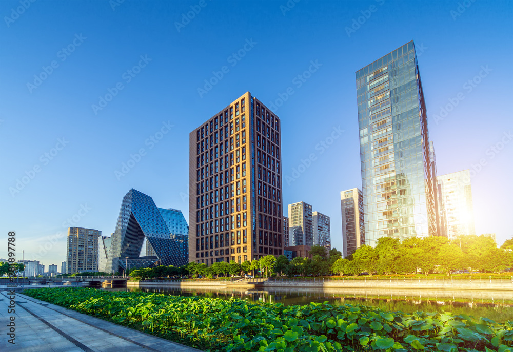 Fototapeta premium China Ningbo Cityscape