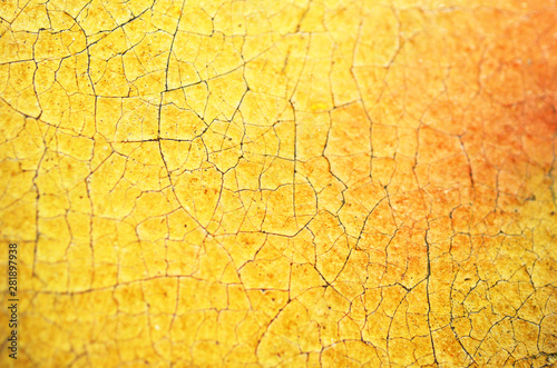 Closeup Old Cracked Oil on Canvas Texture. Soft Focus Stock