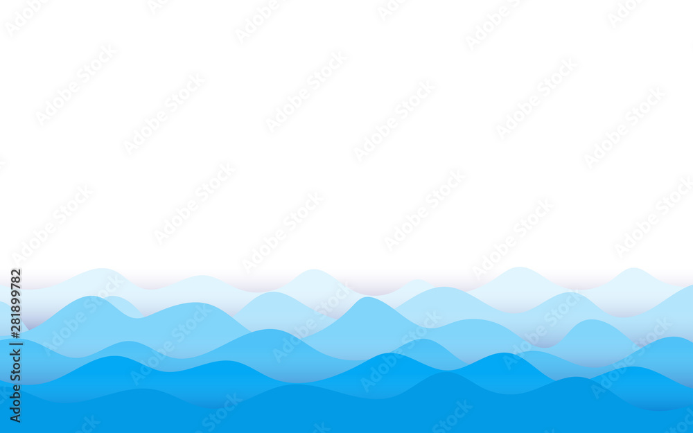 Abstract blue sea and water wave concept vector background Abstract blue sea and water wave concept vector background