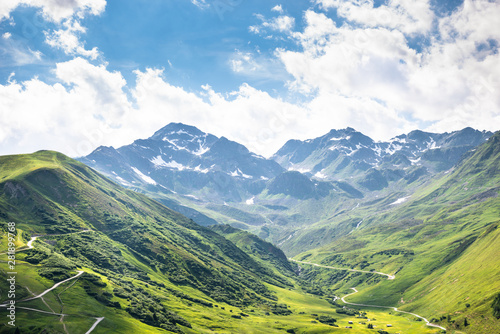 Fotografie Mountain Range In Austrian Alps